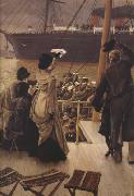 James Tissot Goodbye-On The Mersey (nn01) oil painting on canvas